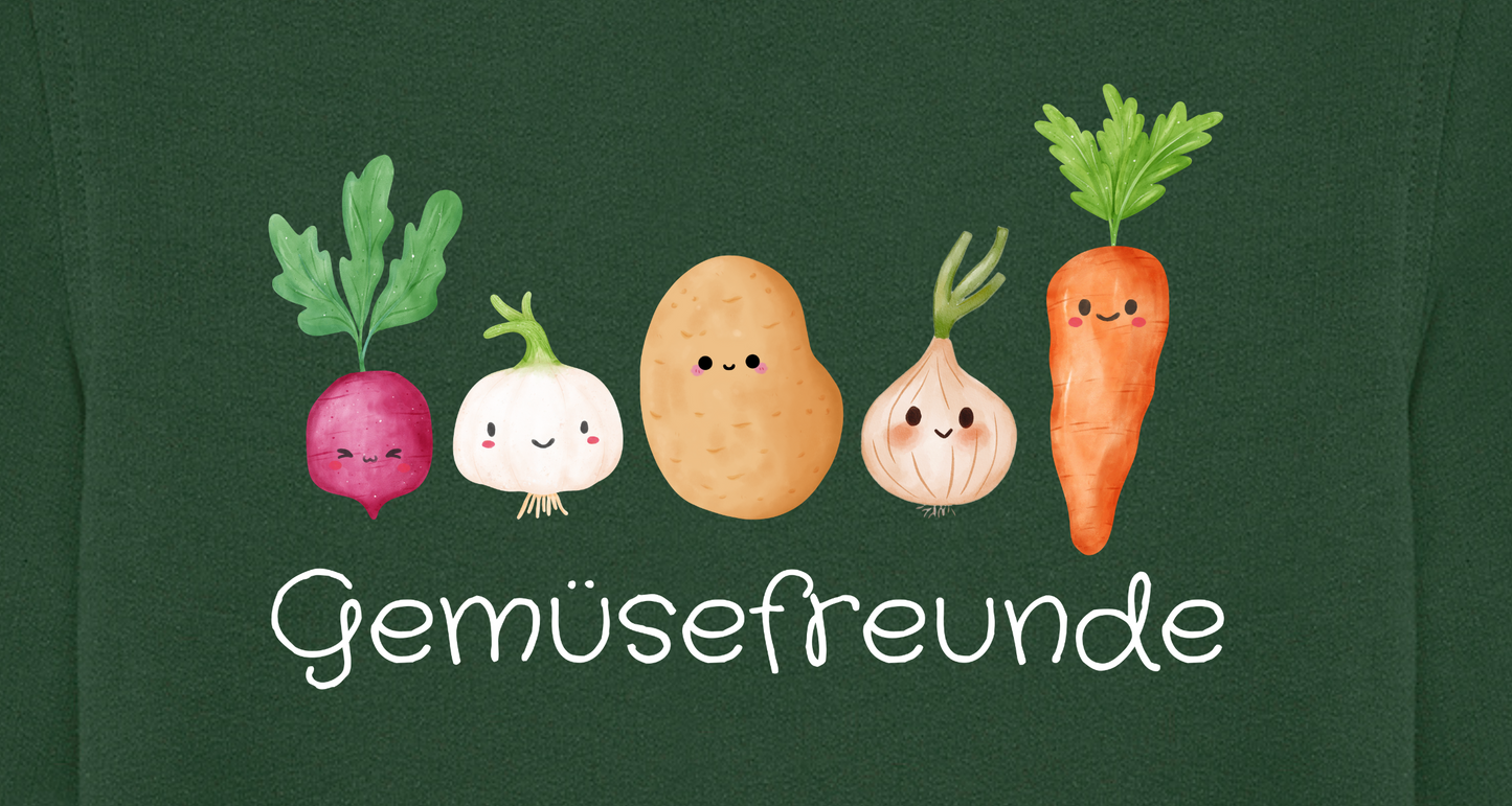 Sweatshirt "Gemüsefreunde" grün