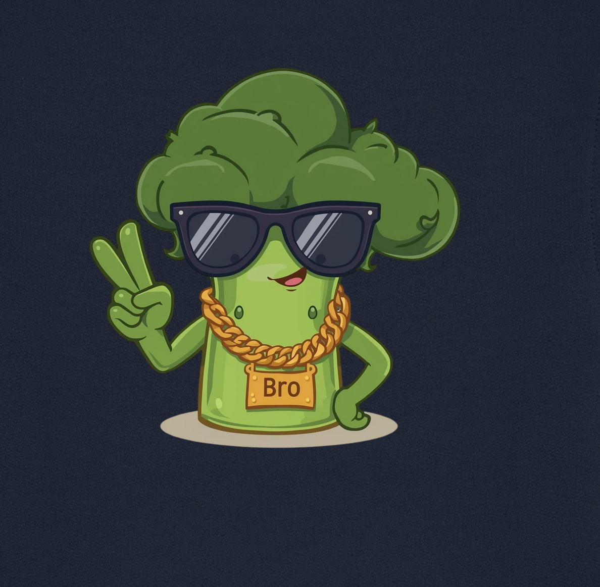 Sweatshirt "Bro Cooli" navy