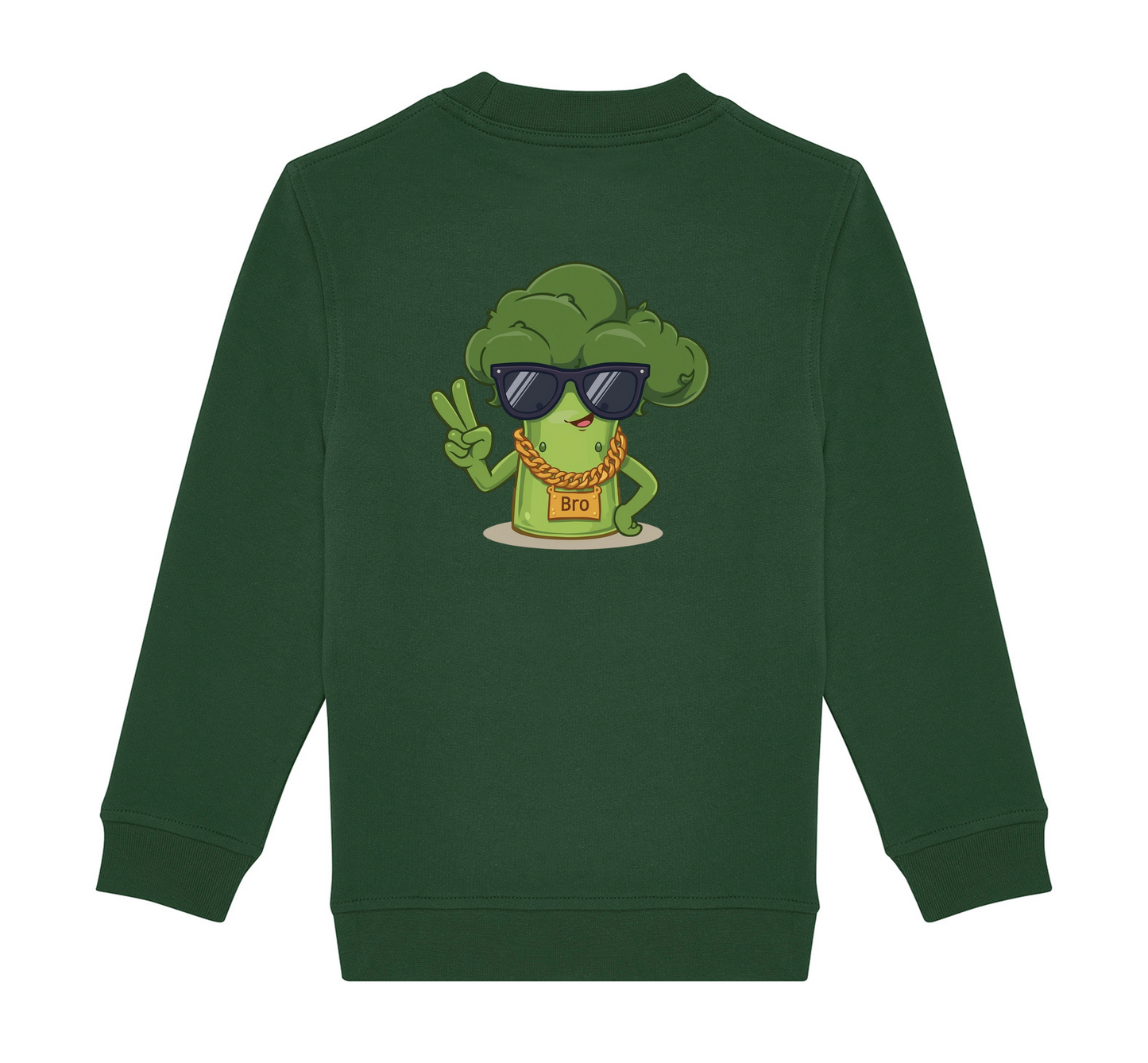 Sweatshirt "Bro Cooli" grün