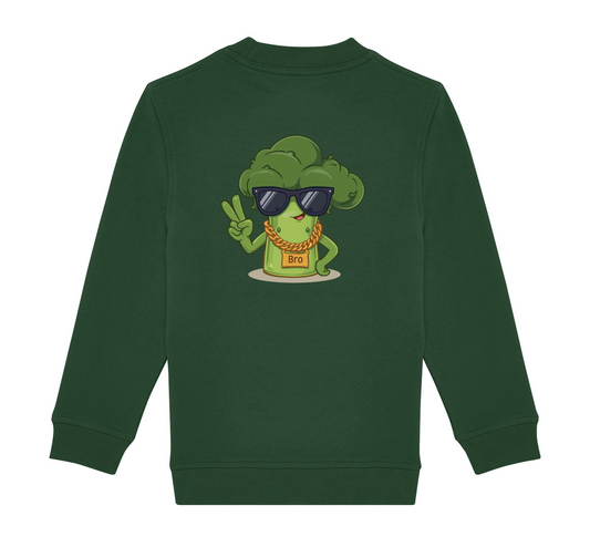 Sweatshirt "Bro Cooli" grün