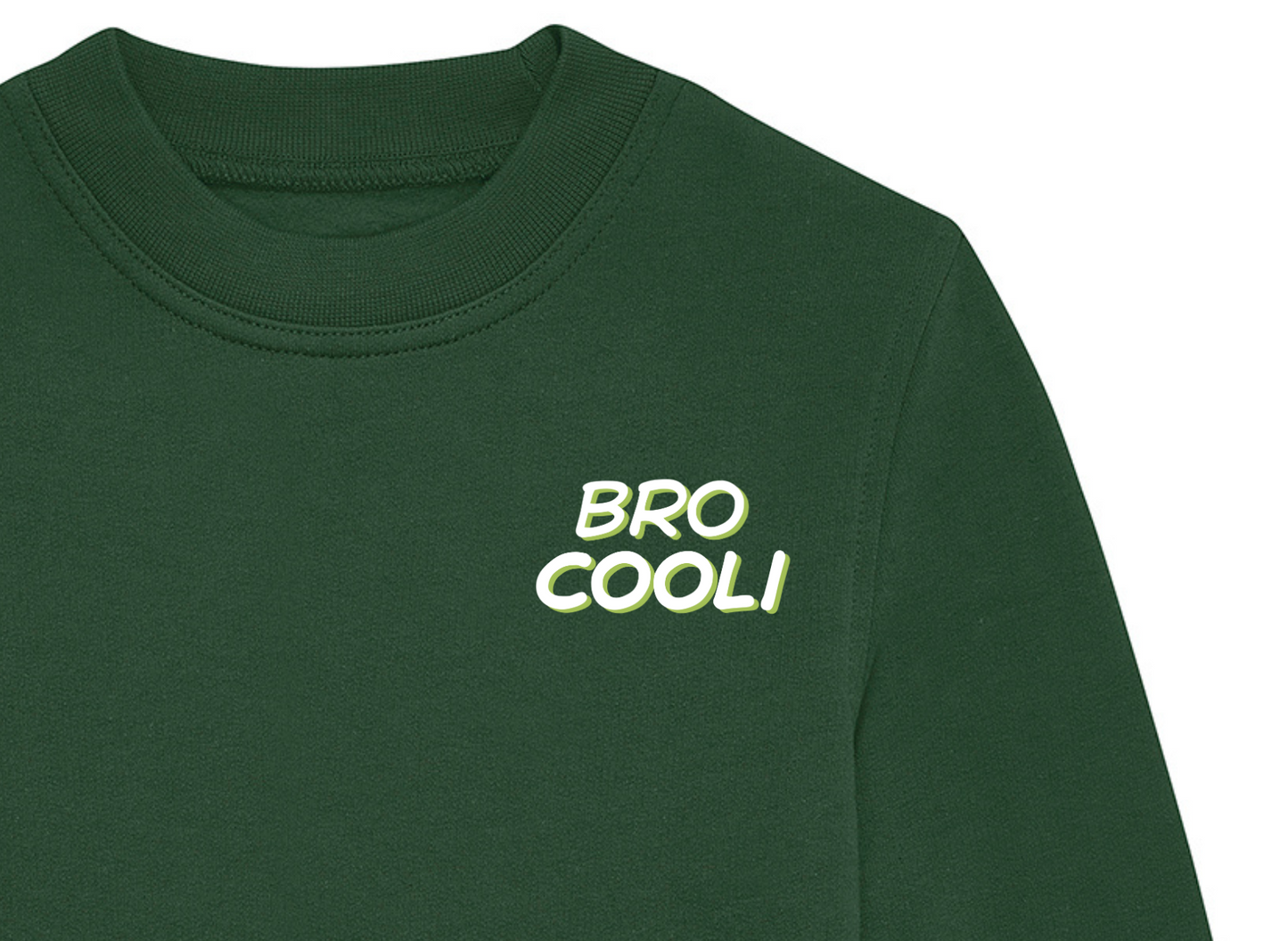 Sweatshirt "Bro Cooli" grün