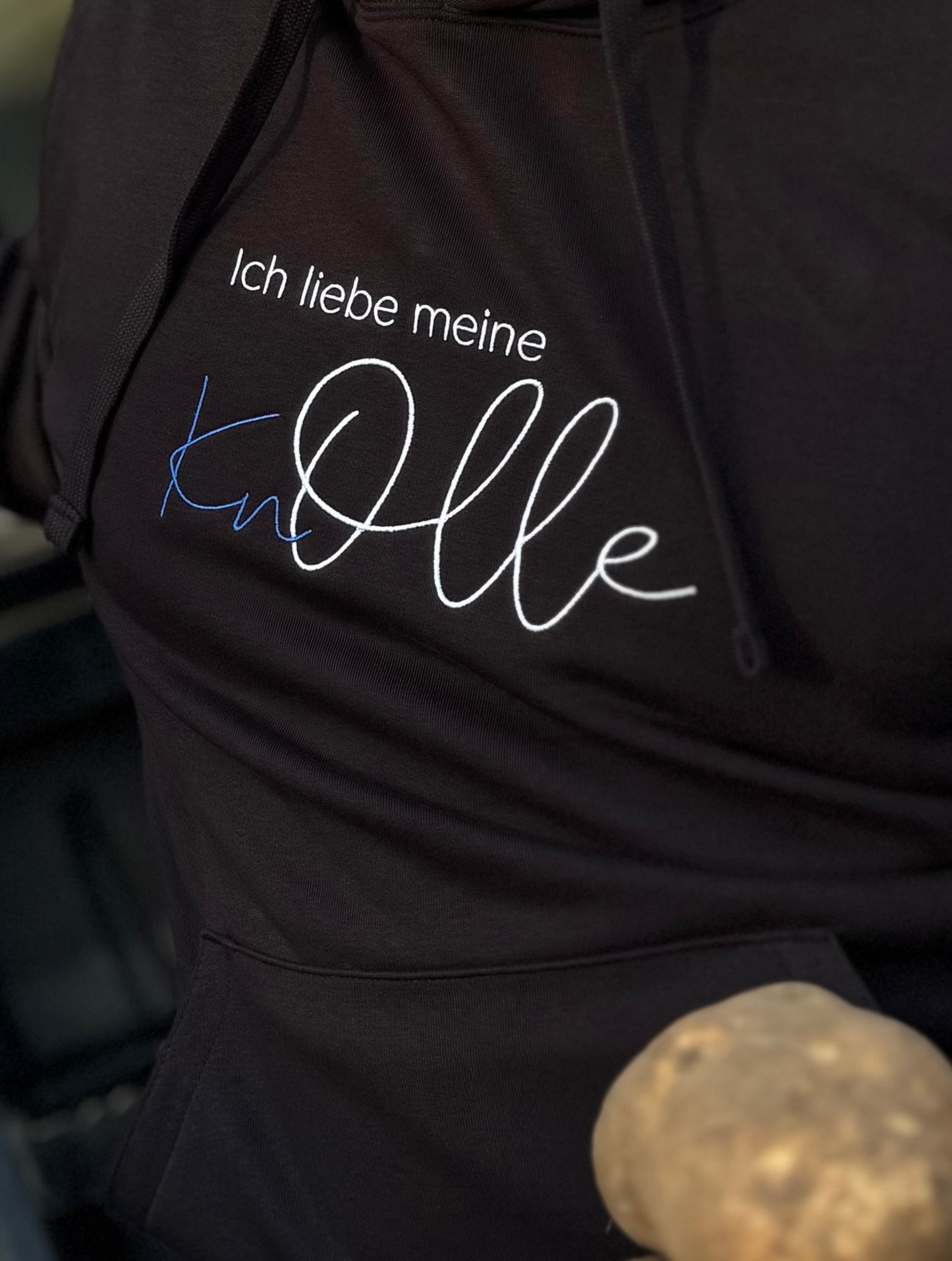 Hoodie "Ich liebe meine KnOlle" schwarz