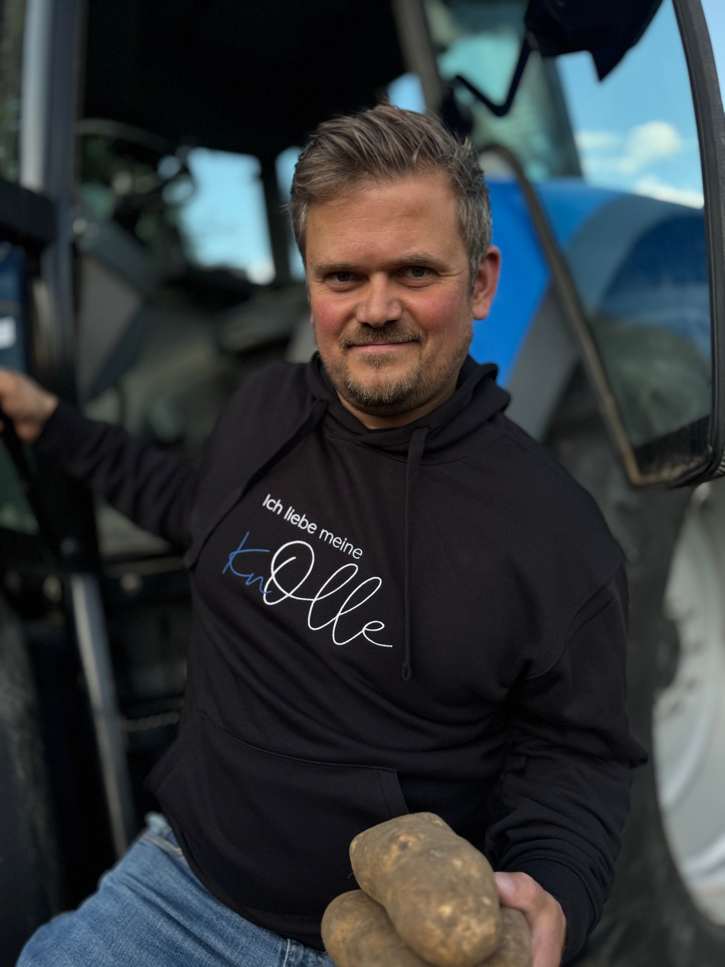 Hoodie "Ich liebe meine KnOlle" schwarz