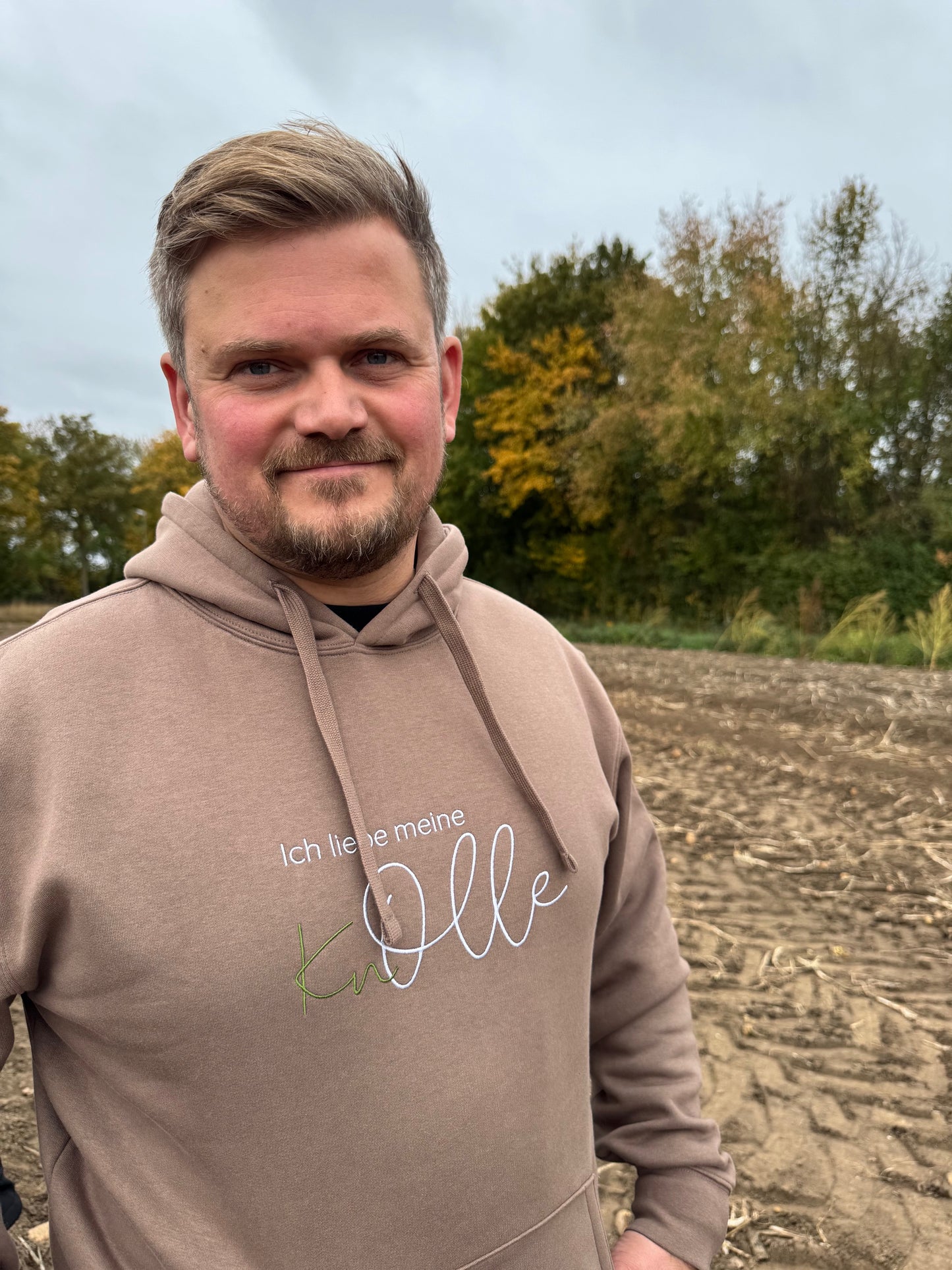 Hoodie "Ich liebe meine KnOlle" mocha